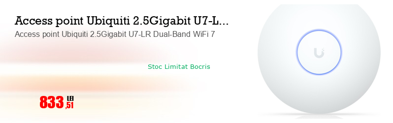 Access point Ubiquiti 2.5Gigabit U7-LR Dual-Band WiFi 7