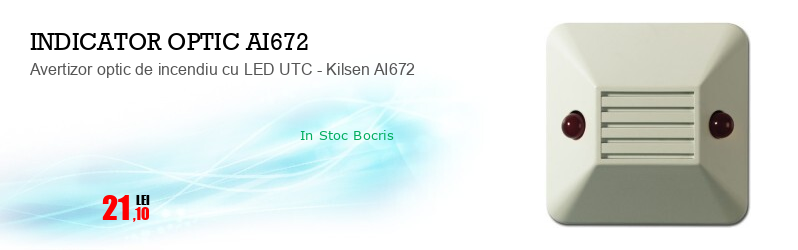 Avertizor optic de incendiu cu LED UTC - Kilsen AI672