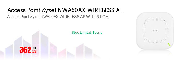 Access Point Zyxel NWA50AX WIRELESS AP WI-FI 6 POE