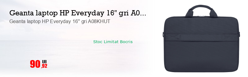 Geanta laptop HP Everyday 16'' gri A08KHUT