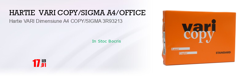 Hartie VARI Dimensiune A4 COPY/SIGMA 3R93213
