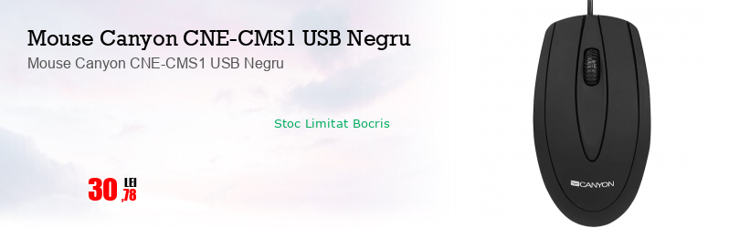Mouse Canyon CNE-CMS1 USB Negru