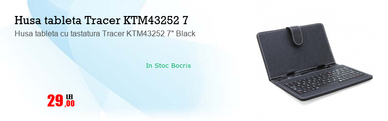 Husa tableta cu tastatura Tracer KTM43252 7" Black