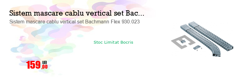 Sistem mascare cablu vertical set Bachmann Flex 930.023