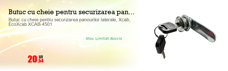 Butuc cu cheie pentru securizarea panourilor laterale, Xcab, EcoXcab XCAB-4501