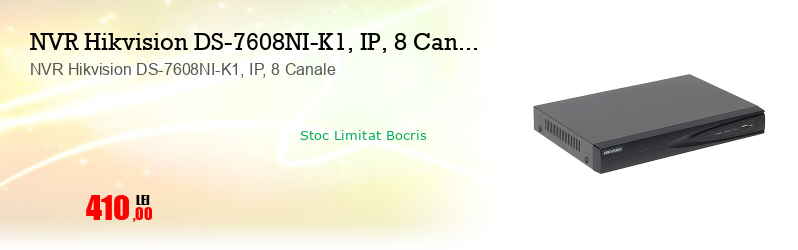 NVR Hikvision DS-7608NI-K1, IP, 8 Canale   