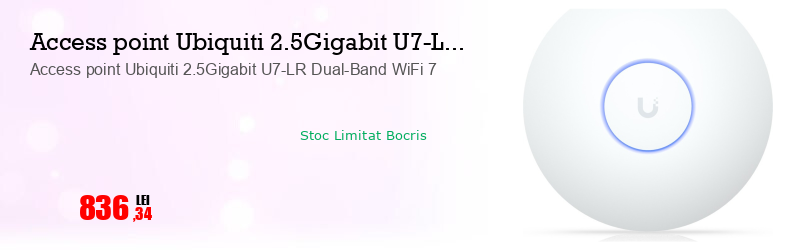 Access point Ubiquiti 2.5Gigabit U7-LR Dual-Band WiFi 7