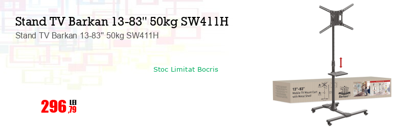 Stand TV Barkan 13-83'' 50kg SW411H