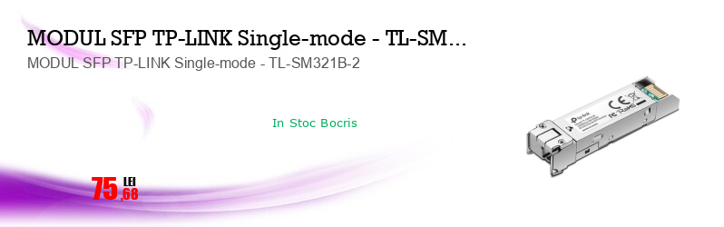 MODUL SFP TP-LINK Single-mode - TL-SM321B-2