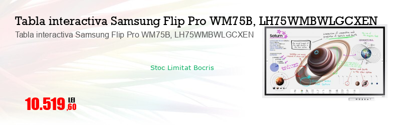 Tabla interactiva Samsung Flip Pro WM75B, LH75WMBWLGCXEN