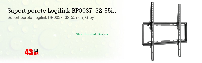 Suport perete Logilink BP0037, 32-55inch, Grey 