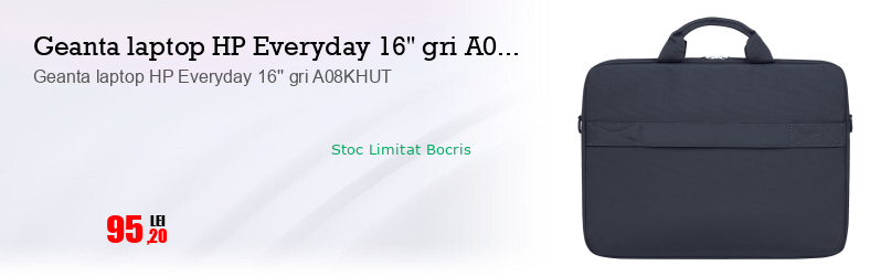 Geanta laptop HP Everyday 16'' gri A08KHUT