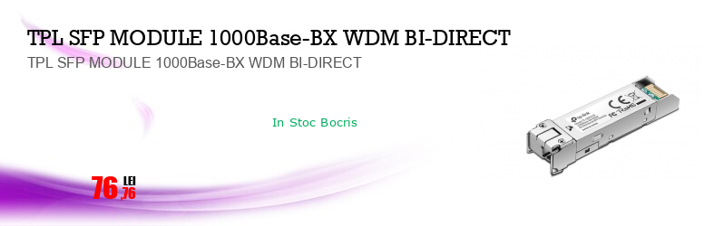 TPL SFP MODULE 1000Base-BX WDM BI-DIRECT