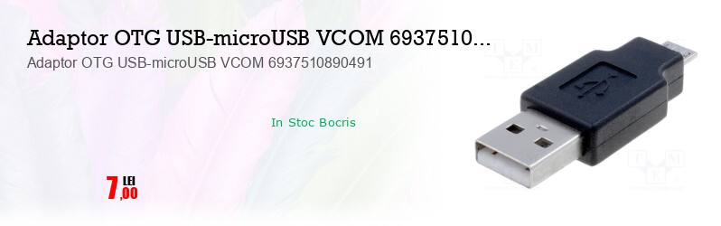 Adaptor OTG USB-microUSB VCOM 6937510890491