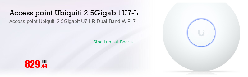 Access point Ubiquiti 2.5Gigabit U7-LR Dual-Band WiFi 7