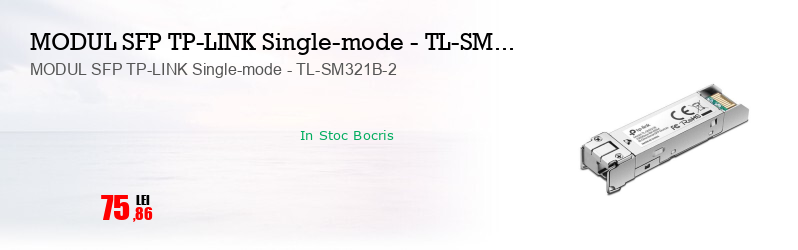 MODUL SFP TP-LINK Single-mode - TL-SM321B-2