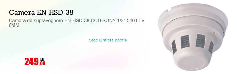 Camera de supraveghere EN-HSD-38 CCD SONY 1/3" 540 LTV 6MM 