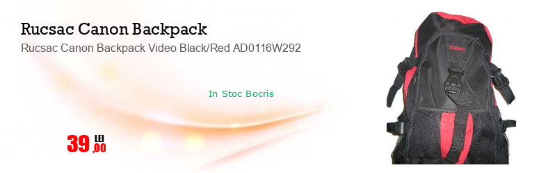 Rucsac Canon Backpack Video Black/Red AD0116W292