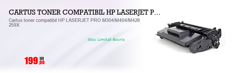 Cartus toner compatibil HP LASERJET PRO M304/M404/M428 259X