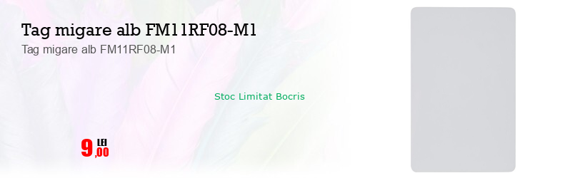 Tag migare alb FM11RF08-M1