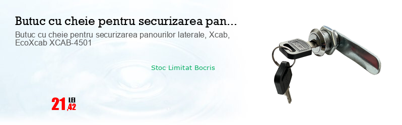 Butuc cu cheie pentru securizarea panourilor laterale, Xcab, EcoXcab XCAB-4501