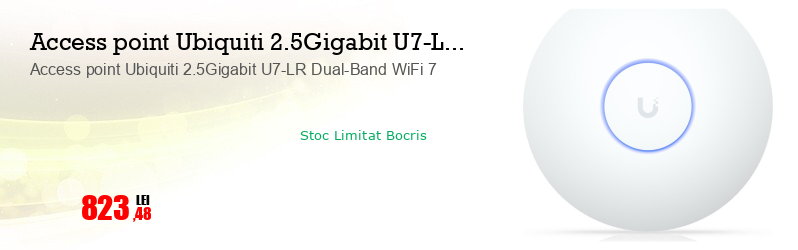Access point Ubiquiti 2.5Gigabit U7-LR Dual-Band WiFi 7