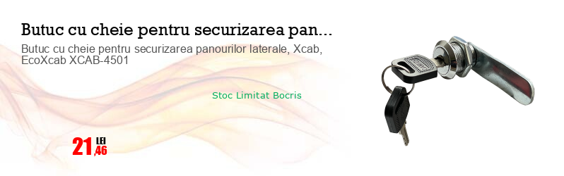 Butuc cu cheie pentru securizarea panourilor laterale, Xcab, EcoXcab XCAB-4501