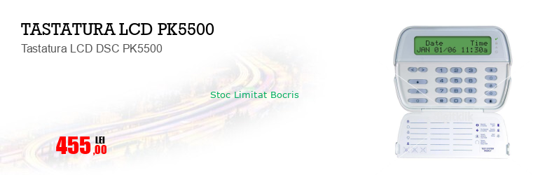 Tastatura LCD DSC PK5500