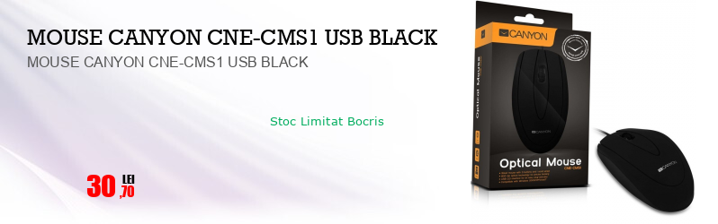 MOUSE CANYON CNE-CMS1 USB BLACK 