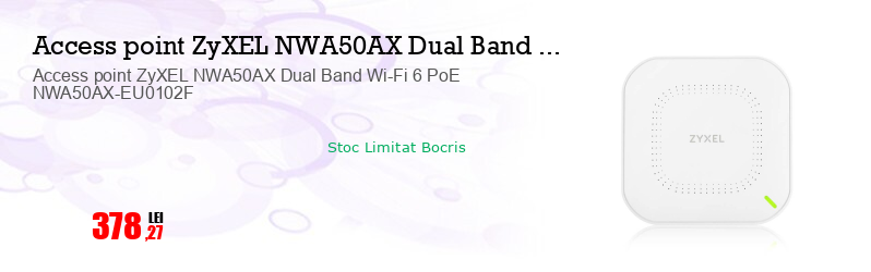 Access point ZyXEL NWA50AX Dual Band Wi-Fi 6 PoE NWA50AX-EU0102F