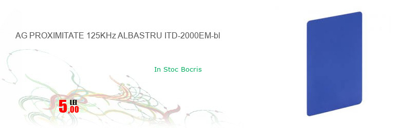 AG PROXIMITATE 125KHz ALBASTRU ITD-2000EM-bl