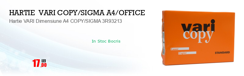 Hartie VARI Dimensiune A4 COPY/SIGMA 3R93213