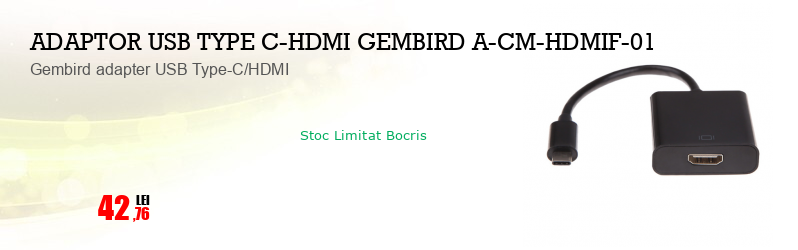 Gembird adapter USB Type-C/HDMI