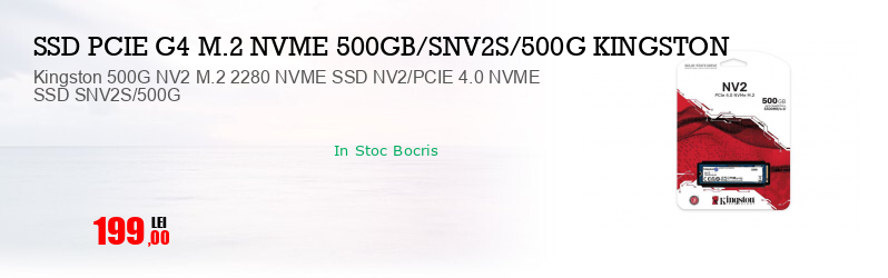 Kingston 500G NV2 M.2 2280 NVME SSD NV2/PCIE 4.0 NVME SSD SNV2S/500G