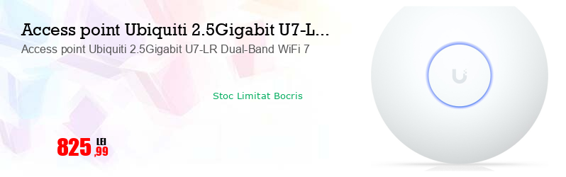Access point Ubiquiti 2.5Gigabit U7-LR Dual-Band WiFi 7