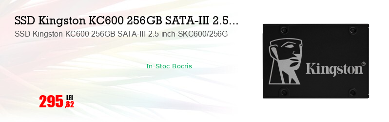 SSD Kingston KC600 256GB SATA-III 2.5 inch SKC600/256G