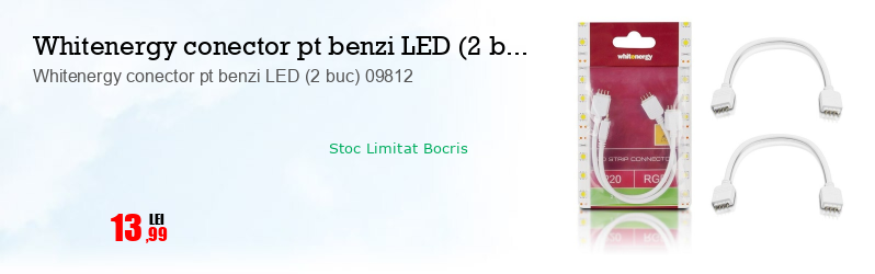 Whitenergy conector pt benzi LED (2 buc) 09812