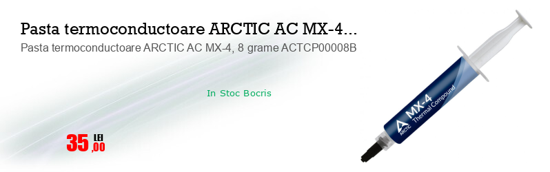 Pasta termoconductoare ARCTIC AC MX-4, 8 grame ACTCP00008B