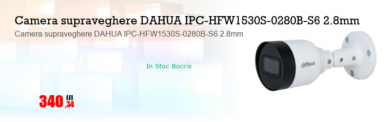 Camera supraveghere DAHUA IPC-HFW1530S-0280B-S6 2.8mm
