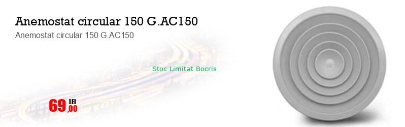 Anemostat circular 150 G.AC150