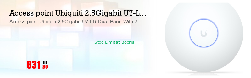 Access point Ubiquiti 2.5Gigabit U7-LR Dual-Band WiFi 7