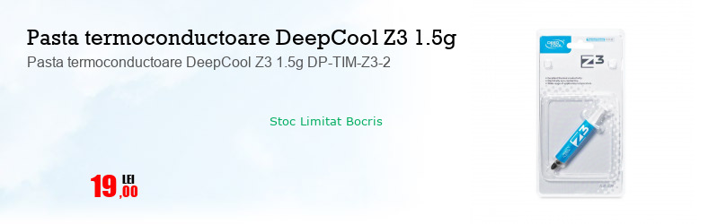 Pasta termoconductoare DeepCool Z3 1.5g DP-TIM-Z3-2