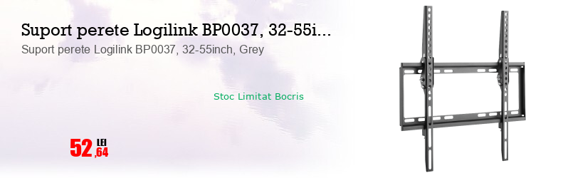 Suport perete Logilink BP0037, 32-55inch, Grey 