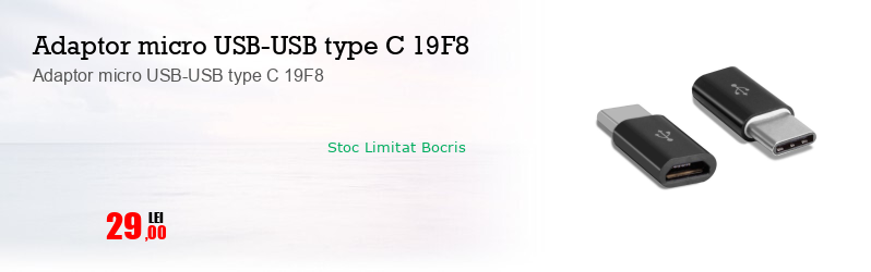 Adaptor micro USB-USB type C 19F8