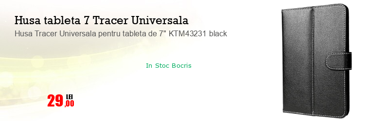 Husa Tracer Universala pentru tableta de 7" KTM43231 black