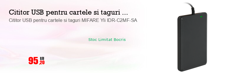 Cititor USB pentru cartele si taguri MIFARE Yli IDR-C2MF-SA 