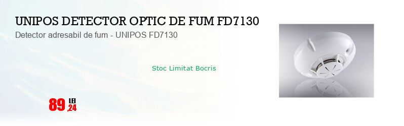 Detector adresabil de fum - UNIPOS FD7130  