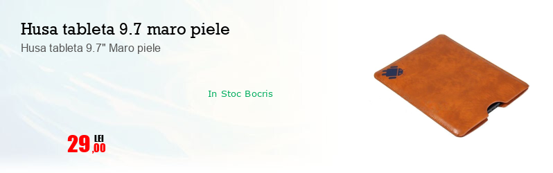 Husa tableta 9.7" Maro piele