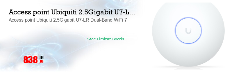 Access point Ubiquiti 2.5Gigabit U7-LR Dual-Band WiFi 7