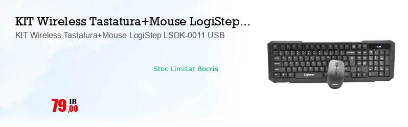 KIT Wireless Tastatura+Mouse LogiStep LSDK-0011 USB